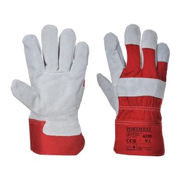 Portwest A220RERL A220 Premium Chrome Rigger Glove Red Large