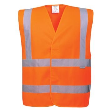 Portwest C470ORRXX/3X C470 HI-Vis Two Band & Brace Vest Orange Size Extra Extra Large / Extra Extra Extra Large