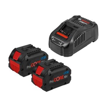 Bosch Professional GBA 18v ProCORE Starter Set 2x 5.5Ah Batts & GAL 1880 CV Charger