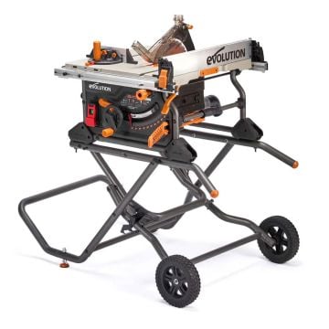 Evolution 119-0006 R255TBLX 255mm Portable Jobsite Table Saw (With Stand) 240v