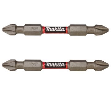 Makita E-06286 PH2 65mm Premier Torsion Bit x2 Pcs