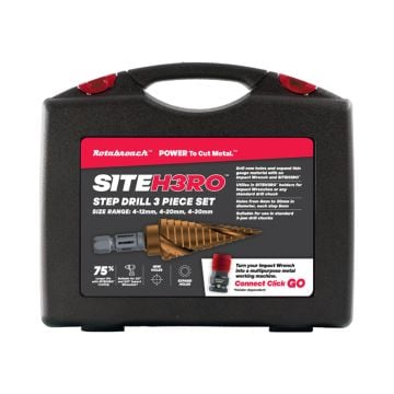 Rotabroach SHRSD1 SITEH3RO Metric Step Drill Kit x3 Pcs