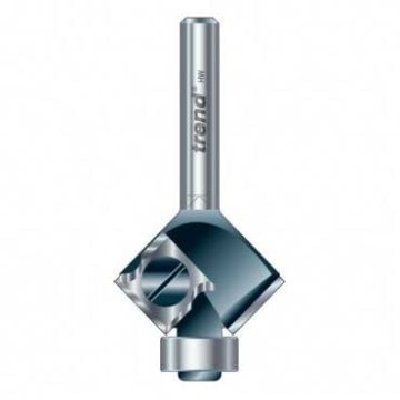 Trend RT/331X1/4TC Rota-Tip guided round over cutter 25.4 mm dia.