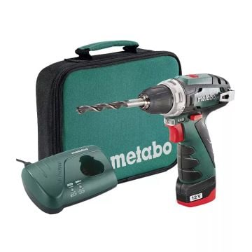 Metabo 600079500 Powermaxx BS Cordless 12v Drill/Screwdriver Inc 1x 2.0Ah Battery