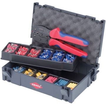 KNIPEX 97 90 21 Crimp Assortment 265 mm For Cable Connectors x13 Pcs