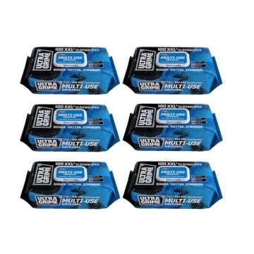 UltraGrime Pro 5900-6 XXL Multi-Use Cleaning Wipe Pack Inc 100 Wipes x6 Pcs (600 Wipes Total)