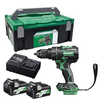 HiKOKI DV36DCJRZ 36v Cordless Combi Brushless Drill Inc 2x 5.0Ah MULTI VOLT Batteries