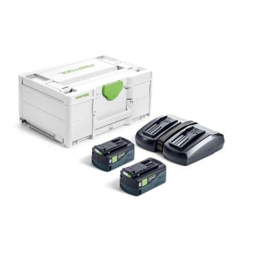 Festool 578680 Energy Set SYS 18V 2x High Power 5.0Ah Battery Set Inc TCL 6 DUO Charger