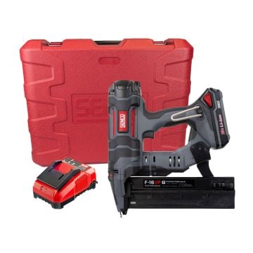 Senco F-16XP Fusion Gen 2 16g Cordless Pneumatic Finish Nailer Inc 1x 2.0Ah Battery