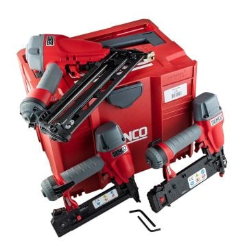 Senco FiP18Mg, FiP35Mg, SLS18Mg, Nailer & Stapler Triple Set In Systainer Case