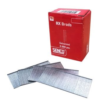Senco RX21EAA 16g x 50mm Galvanized Straight Brad Nails x2000 Pcs