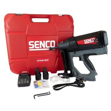 Senco GT40i-SCP Cordless Li-Ion Gas Concrete Nailer Kit Inc 2x 2.5Ah Batts