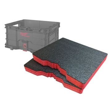 Shadow Foam SFI-MPC250R Milwaukee PACKOUT Red Crate Inserts 50mm x2 Pcs