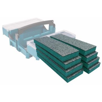 Shadow Foam SFI-MMC230T Makita MakPac Cantilever Toolbox Insert Twin Pack 30mm Teal