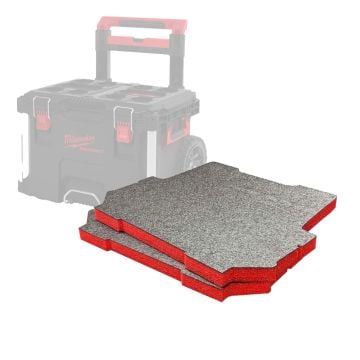 Shadow Foam SFI-MPTCWB330R Milwaukee PACKOUT Trolley Foam Inserts 30mm x2 Pcs