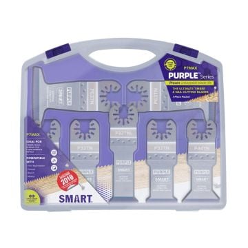 SMART P7MAX Purple Series Titanium Alloy Universal Multi-Tool Blade Set x7 Pcs