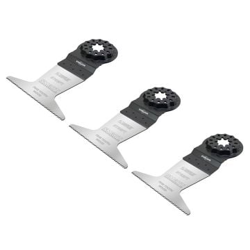 SMART ST63FT3 63mm Starlock Pro Fine Wood Multitool Saw Blades x3 Pcs