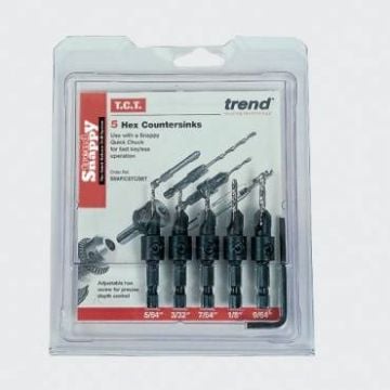 Trend SNAP/CS/SET Trend Snappy 5 pce Countersink Set