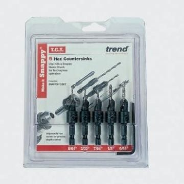 Trend SNAP/CSTC/SET Trend Snappy 5 pce TCT Countersink Set
