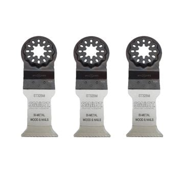 SMART ST32BM3 32mm Bi-Metal Wood & Nails Blades x3 Pcs