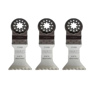 SMART ST44BM3 44mm Bi-Metal Wood & Nails Blades x3 Pcs
