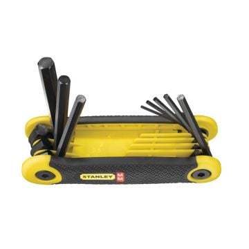 Stanley 2-69-264 Hex Key Metric 8 Piece Folding Set