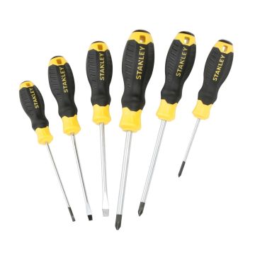 Stanley STHT0-62151 Cushion Grip Screwdriver Set x6 Pcs