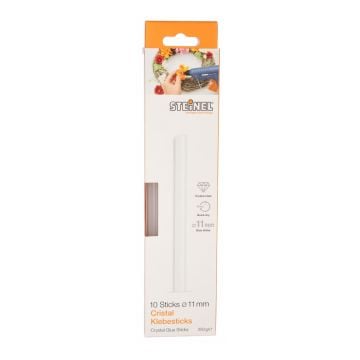 Steinel 006754 Glue Sticks 11mm Crystal x10 Pcs