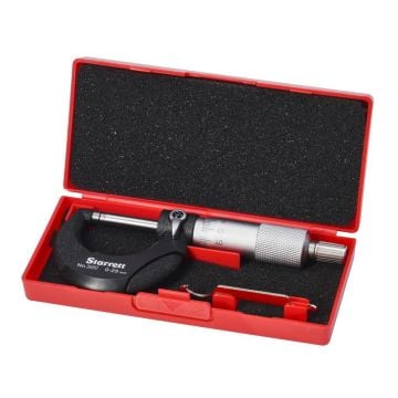 Starrett 3680MXRL-25 Mechanical Micrometer In Carry Case