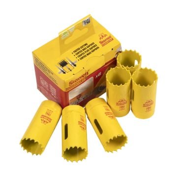 Starrett FCH0100-6 25mm Fast Cut Bi-Metal Hole Saw x6 Pcs