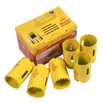 Starrett FCH0114-6 32mm Fast Cut Bi-Metal Hole Saw x6 Pcs