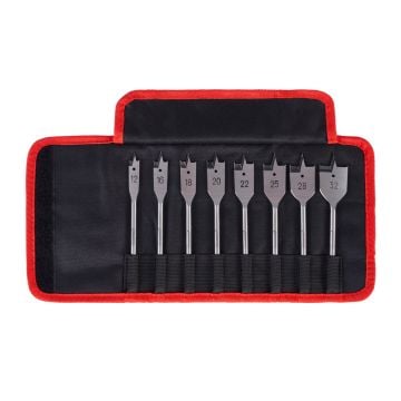 Starrett KFWDK08 Flat Wood Drill Bit Set x8 Pcs 