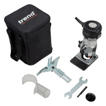 Trend T1ETS 1/4" 8mm 710W Trim Router 240v