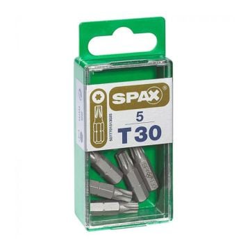Spax RP T30 25mm Driver Bits x5 Pcs