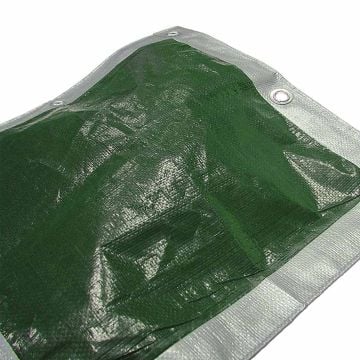 Faithfull TARP1818H Green/Silver Heavy Duty Tarpaulin With Eyelets 18ft x 18ft