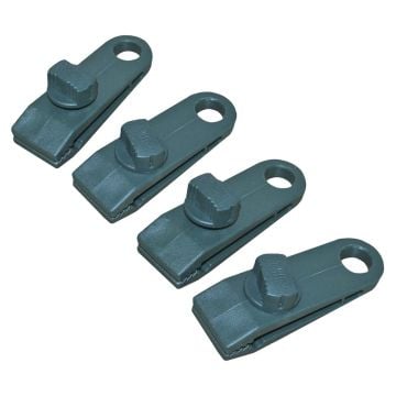 Faithfull TARPCLIPS Instant Clip On Tarpaulin Eyelets x4 Pcs