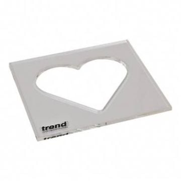 Trend TEMP/IN/HEA Template inlay heart