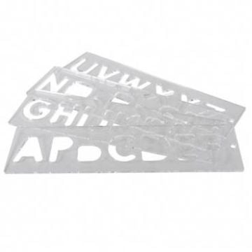 Trend TEMP/LUC/57 Template set letters 57mm uppercase