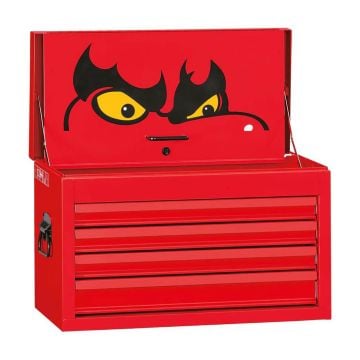 Teng Tools TC704K Classic Empty Tool Chest 4 Drawers Red