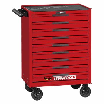 Teng Tools TSW26R9 PRO35 Roller Cabinet 9 Drawers Red