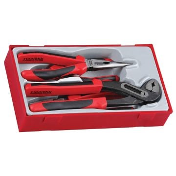 Teng Tools TT440-T TPR Grip Plier Set TT1 x4 Pcs