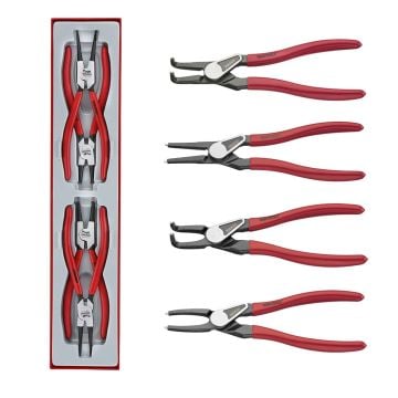 Teng Tools TTX474-9E 40mm-100mm Pro Circlip Pliers Set x4 Pcs