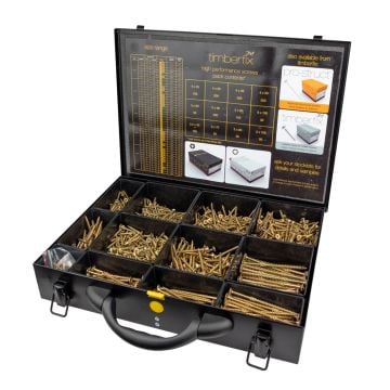 Timberfix 360 High Performance Metal Screw Case inc x1333 Screws