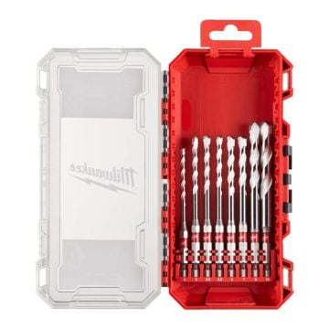 Milwaukee 4932493872 Multi-Material Drill Bit Set x8 Pcs