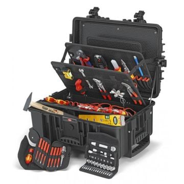 KNIPEX 00 21 37 Tool Case "Robust45 Move" Electric 428mm x63 Pcs