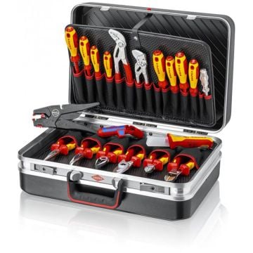 KNIPEX 00 21 20 Tool Case "Vision24" Electric 180 mm x20 Pcs
