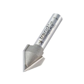 Trend 11/5X1/4TC Chamfer V Groove Cutter 60 Degrees