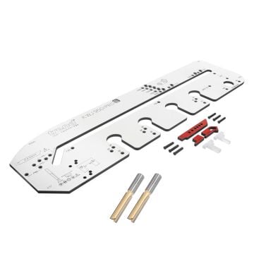 Trend KWJ950/PRO 950mm Worktop Jig Bundle Inc 2x BR01X1/2TC Router Cutter