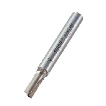 Trend CraftPro C003X1/4TC Two Flute Router Cutter 4.8mm Diameter