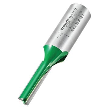 Trend C005AX1/2TC CraftPro Two Flute Straight Router Cutter 6mm x 25mm